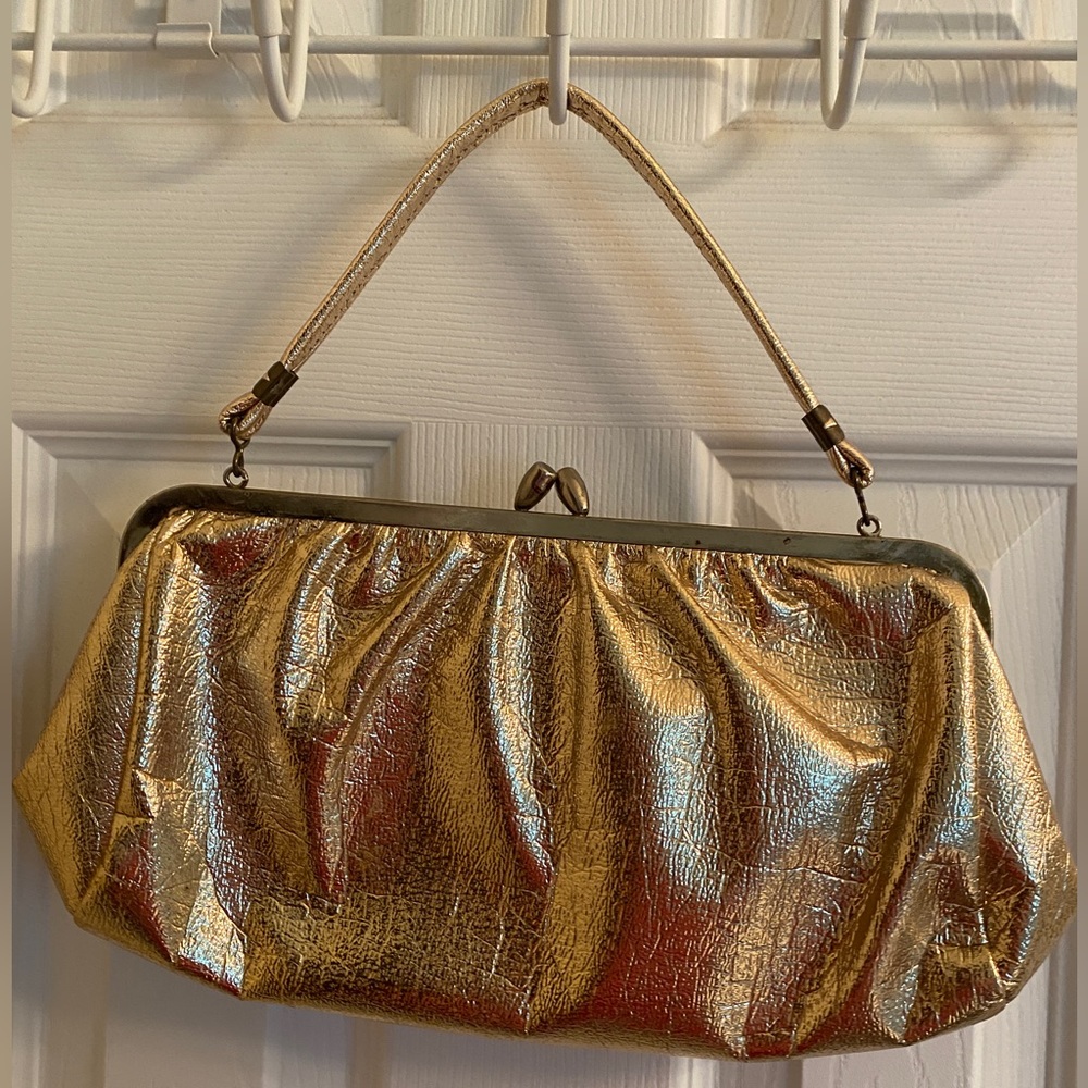 Metallic Gold Evening Bag